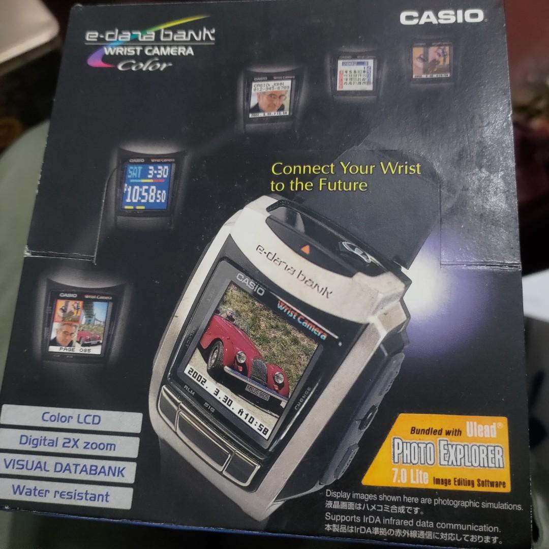 Casio wrist camera on sale watch