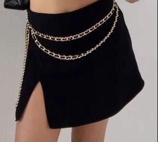 Chained decor belt