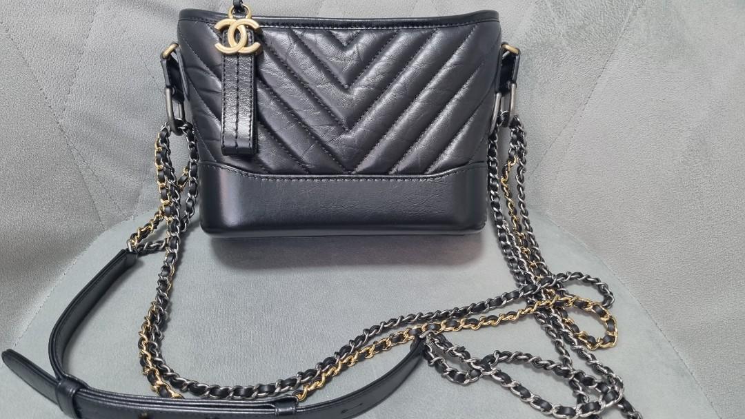 Chanel gabrielle small chevron sale