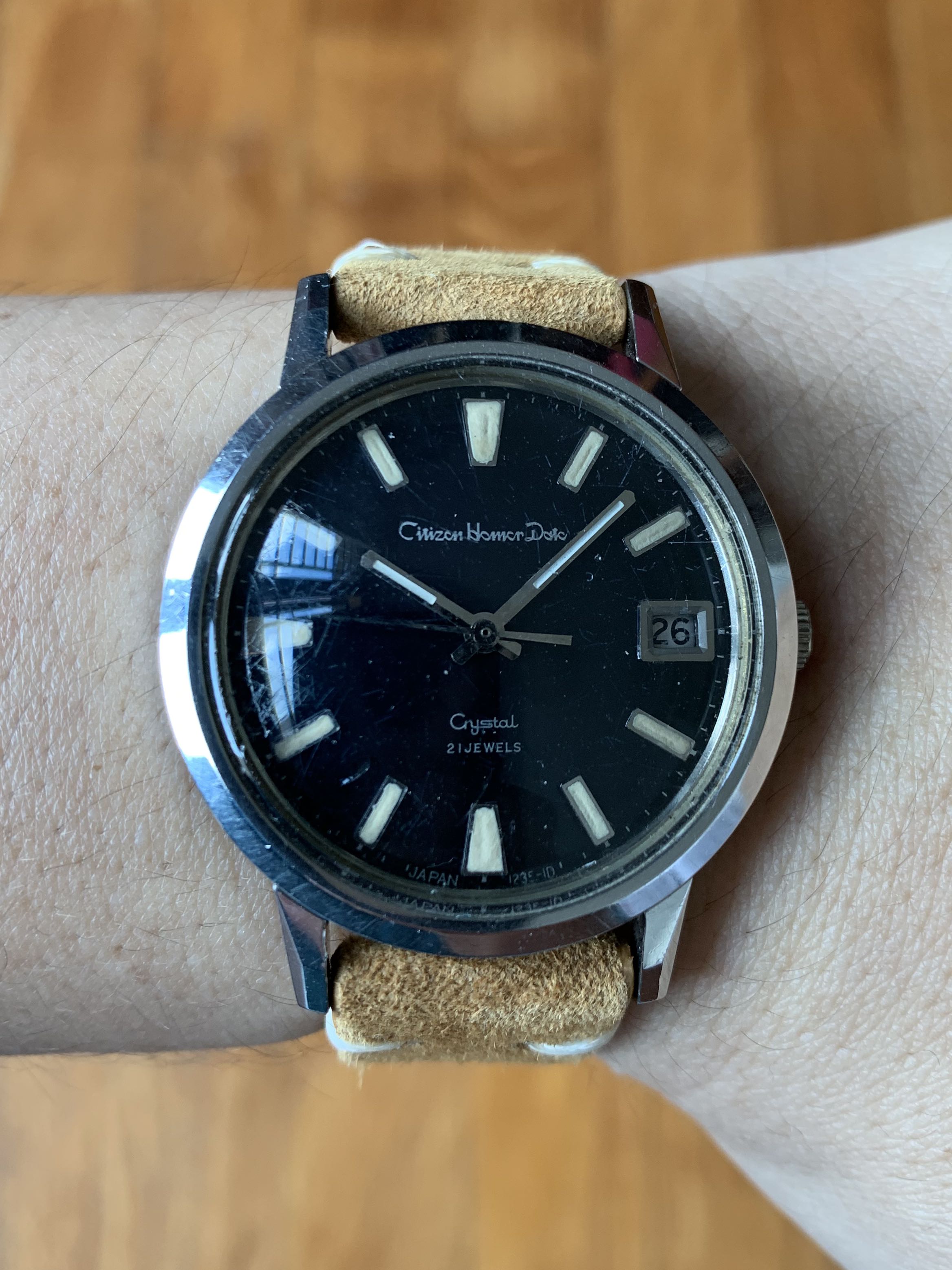 Citizen homer date 21 jewels hotsell