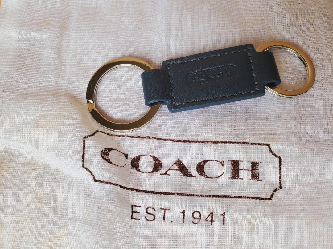 Coach Leather Keychain, Men's Fashion, Watches & Accessories, Accessory  holder, box & organizers on Carousell