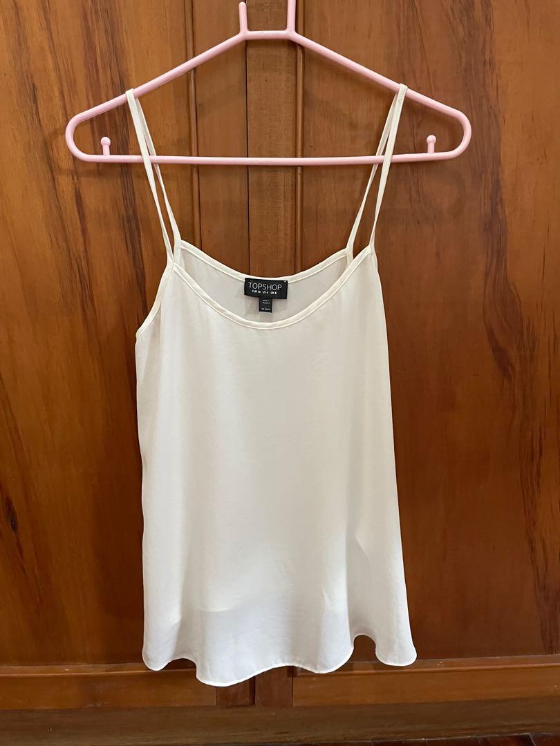 Cream Topshop Cami (Category: Sleeveless) located in Quezon City. Submitted by monsdeclutter (Listing ID 1141965376, Image 1). Description: MOP: Gcash.