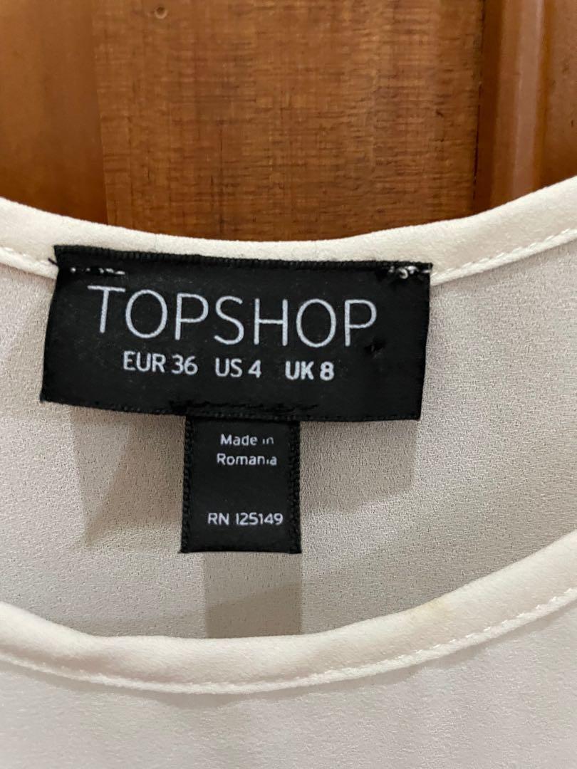 Cream Topshop Cami (Category: Sleeveless) located in Quezon City. Submitted by monsdeclutter (Listing ID 1141965376, Image 2). Description: MOP: Gcash.