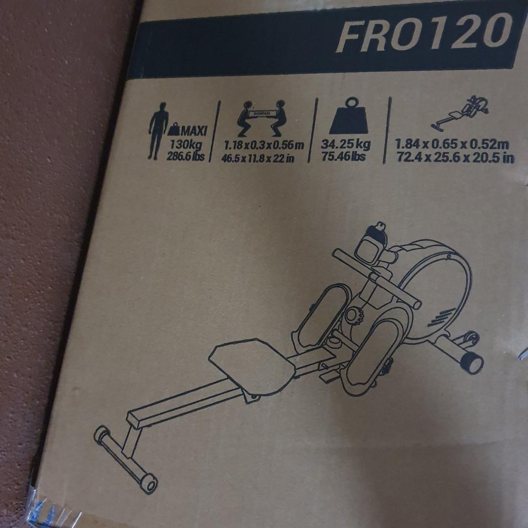 Rowing Machine R 100 Decathlon Box Decathlon Rowing Machine, Sports Equipment, Exercise & Fitness, Cardio ...