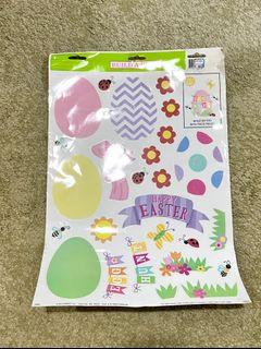 Easter Build a Cling Window and Glass Stickers
