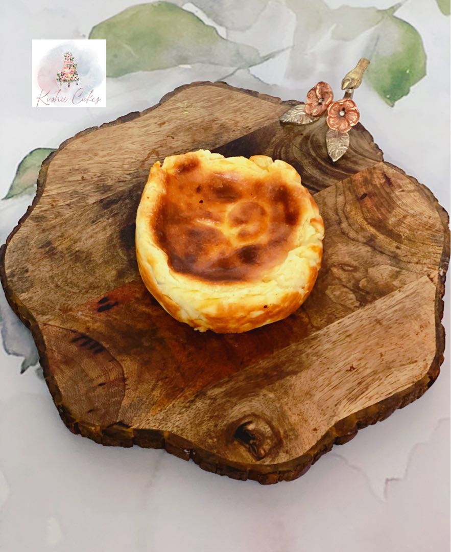 Eggless Basque Burnt Cheesecake, Food & Drinks, Homemade Bakes on Carousell