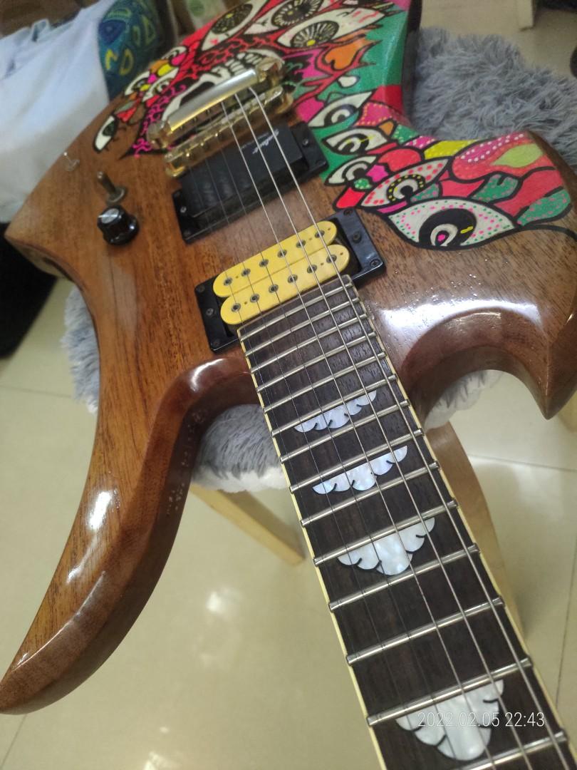 Fernandes burny MG -80x 90's japan guitar x japan hide signature 