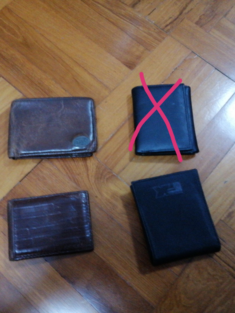 FOSSIL and FOX wallets, Men's Fashion, Watches & Accessories, Wallets