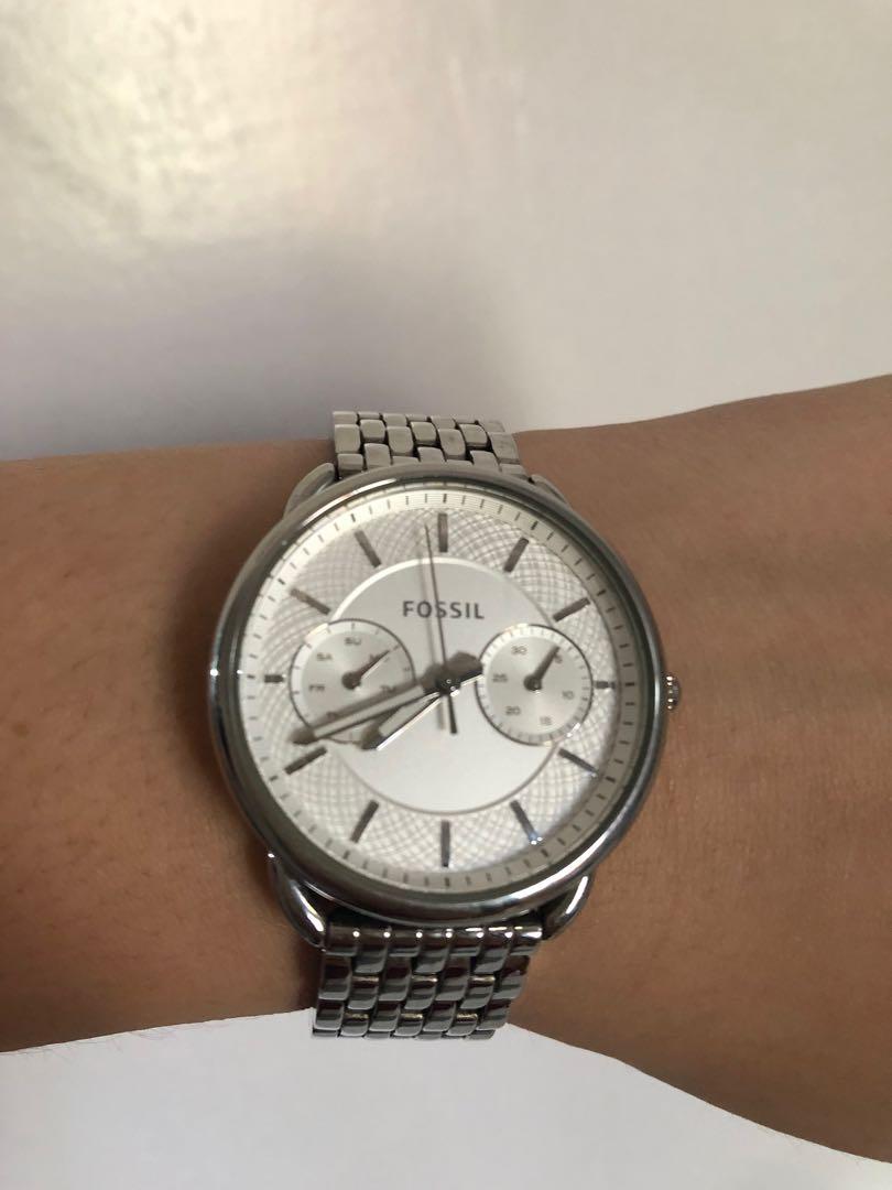 Fossil Ladies Tailor Multifunction Stainless Steel Watch ES3712