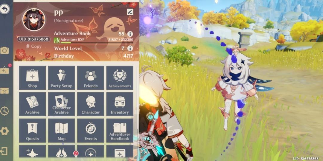 Genshin Impact Ar 55 Account Video Gaming Gaming Accessories Game Gift Cards Accounts On Carousell