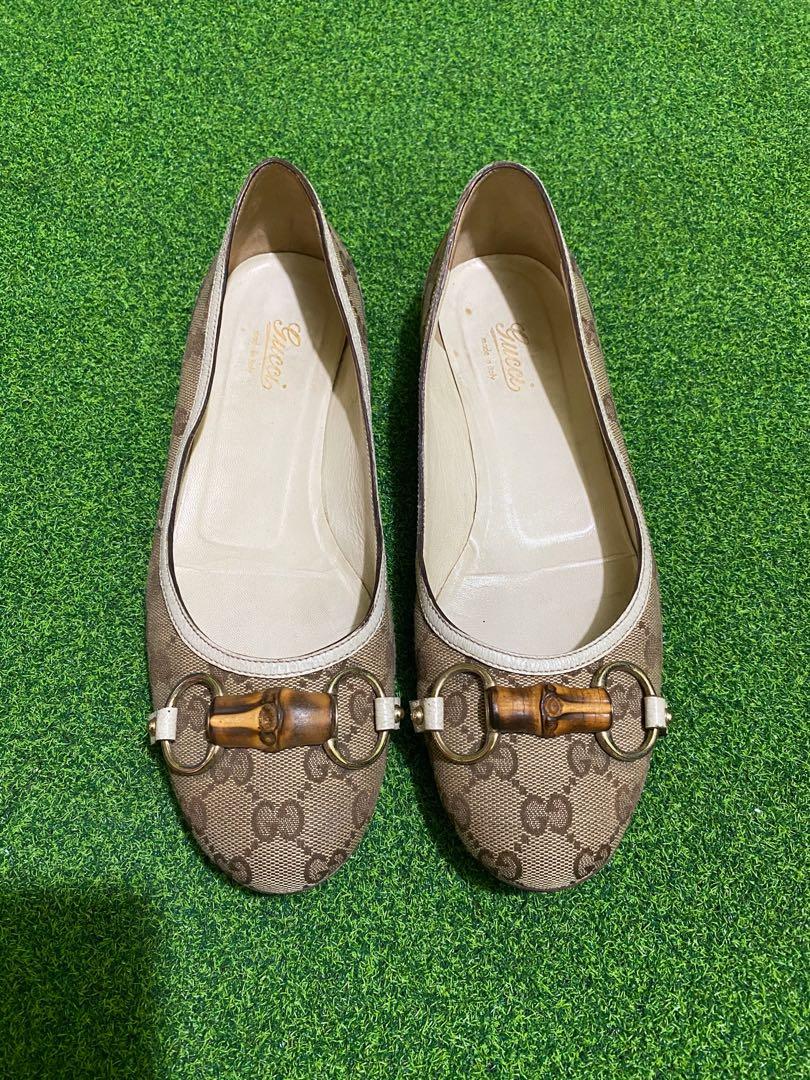 Gucci monogram clearance ballet flats