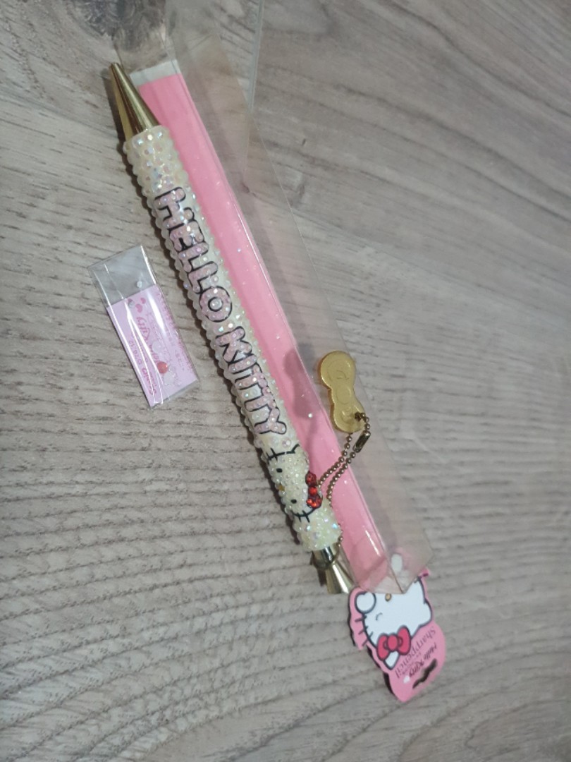 Crystal Hello Kitty Mechanical Pencil, Hobbies & Toys, Stationery