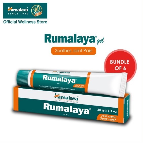 [Himalaya] Rumalaya Gel Bundle of 6 (30g x 6) Joint Pain Relief, Health & Nutrition, Health