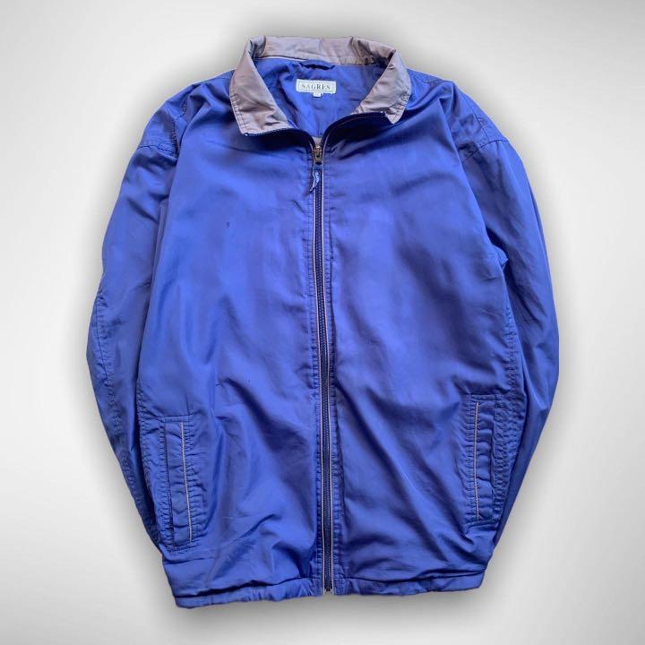 hoodless windbreaker