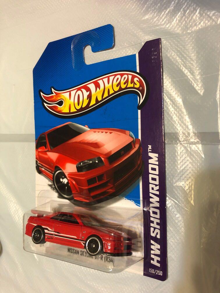 Hotwheels Nissan 日產skyline Gt R R34 12 長卡紅色 興趣及遊戲 玩具 遊戲類 Carousell