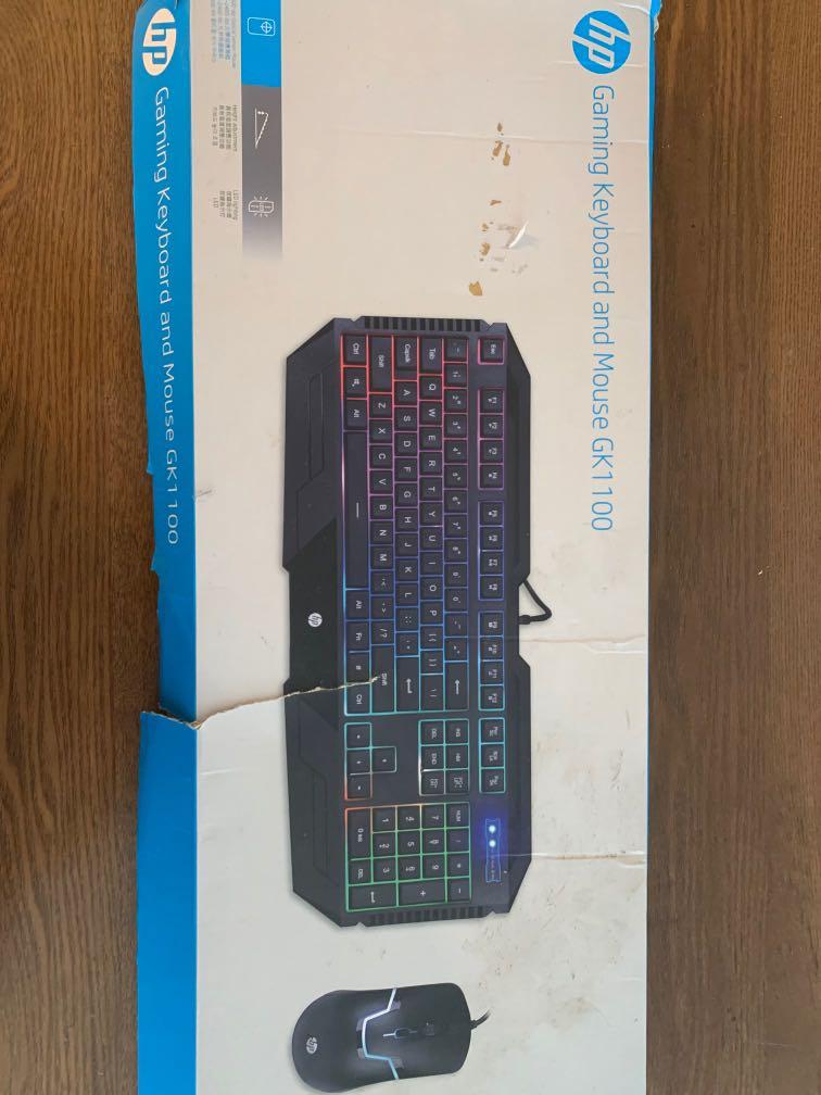 HP Gaming Keyboard and Mouse GK1100, Computers & Tech, Laptops