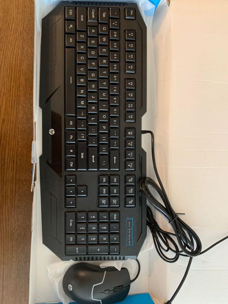 HP Gaming Keyboard and Mouse GK1100, Computers & Tech, Laptops