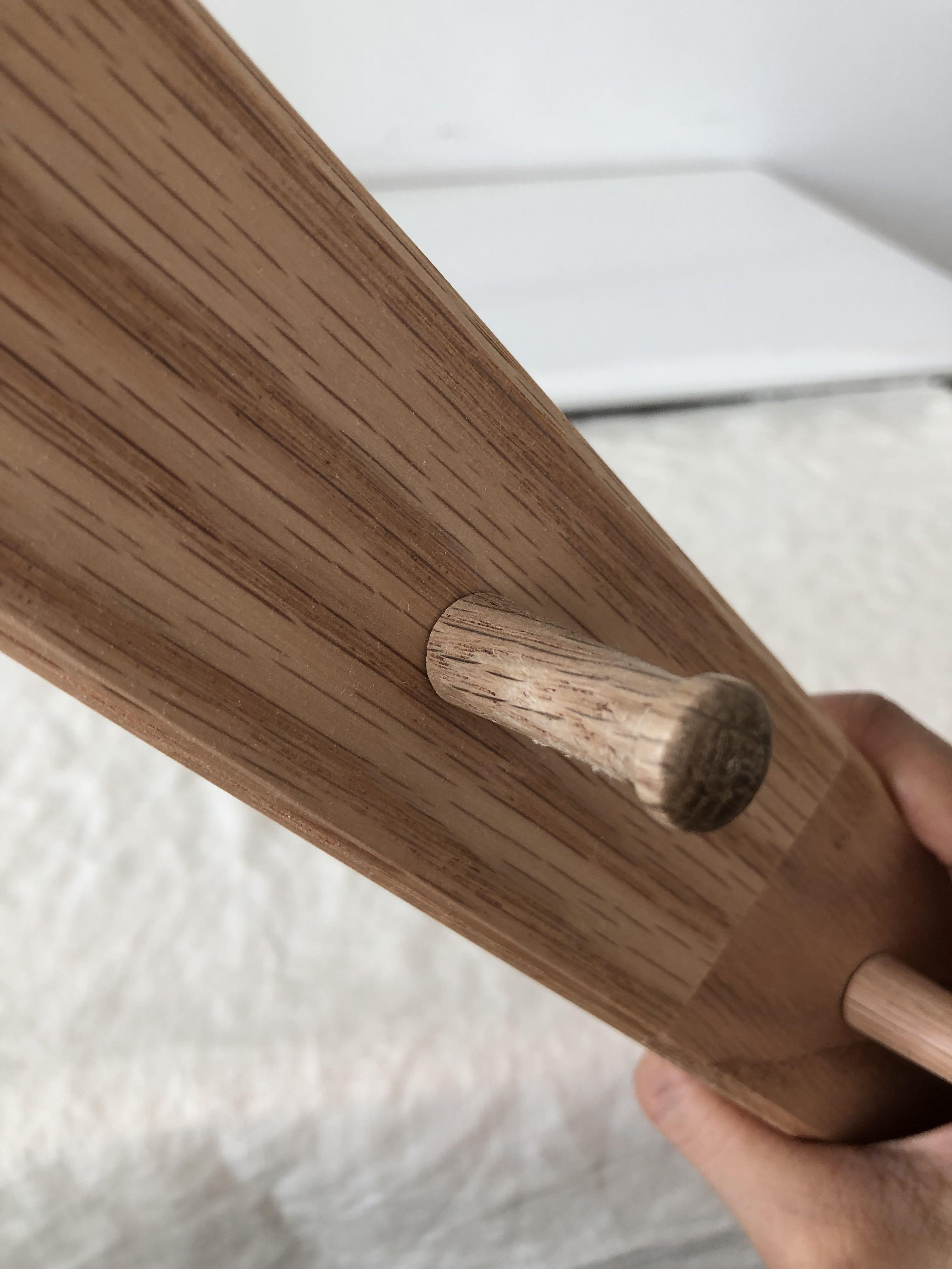 Ikea HOVOLM wooden peg rail/ rack, Furniture & Home Living, Home