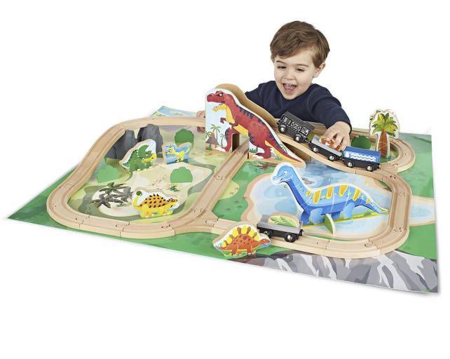 Imaginarium wooden train 2025 set