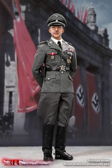 IN STOCK)3R GM646 1/6 Heinrich Himmler late version希姆莱B款(1900