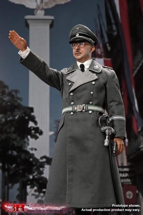 IN STOCK)3R GM646 1/6 Heinrich Himmler late version希姆莱B款(1900