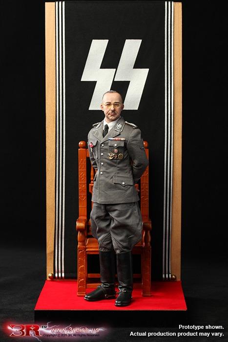 IN STOCK)3R GM646 1/6 Heinrich Himmler late version希姆莱B款(1900