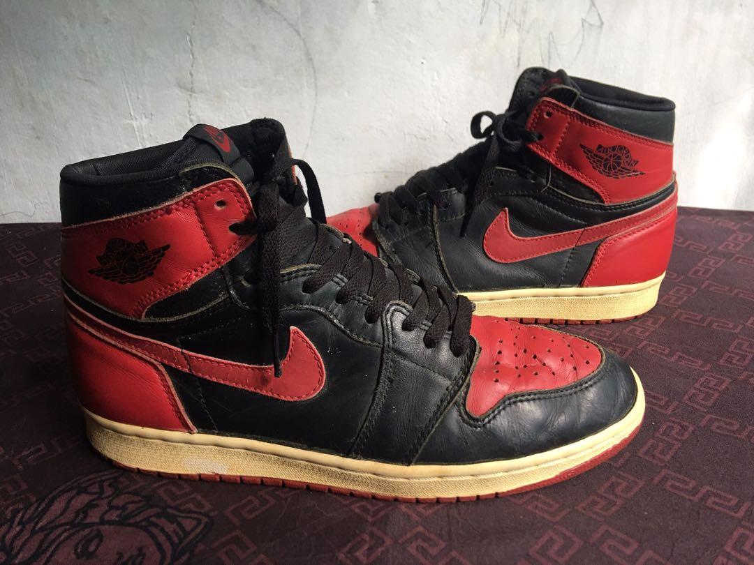 Air jordan 1 bred 1994 sales