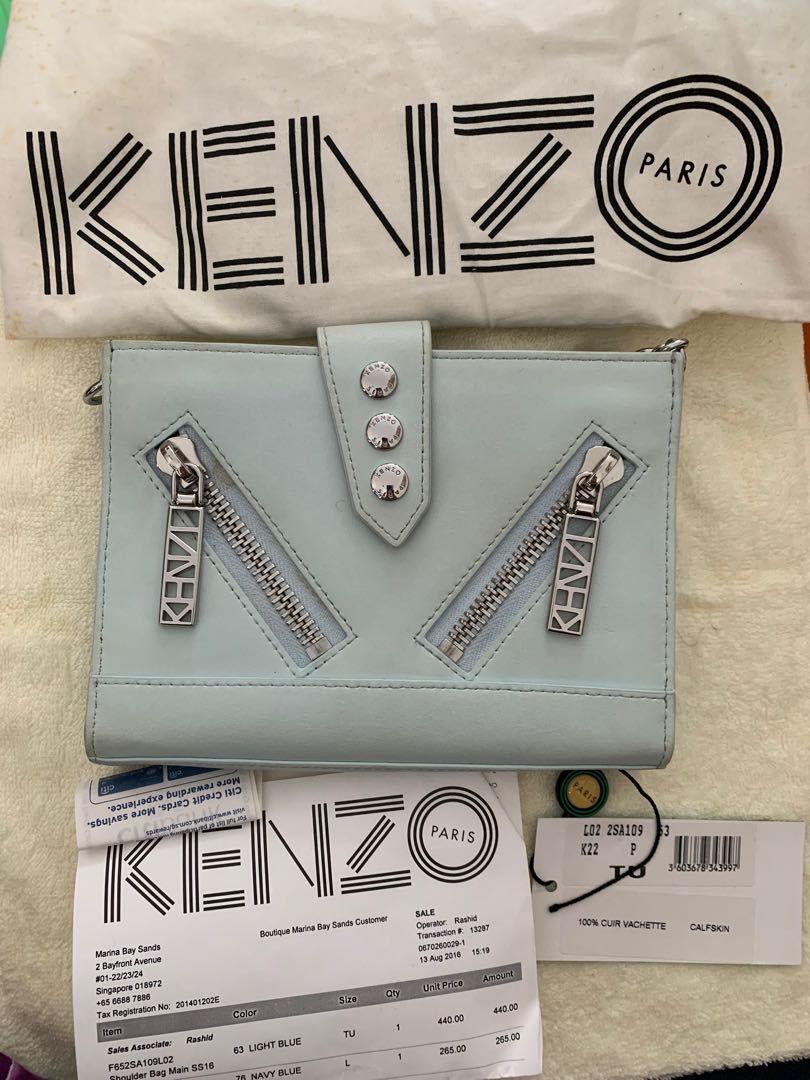 Kenzo Kalifornia Wallet on Chain, Barang Mewah, Tas & Dompet di Carousell