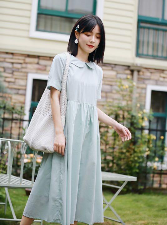 Korean style collared dress Women s Fashion Dresses Sets Dresses on Carousell