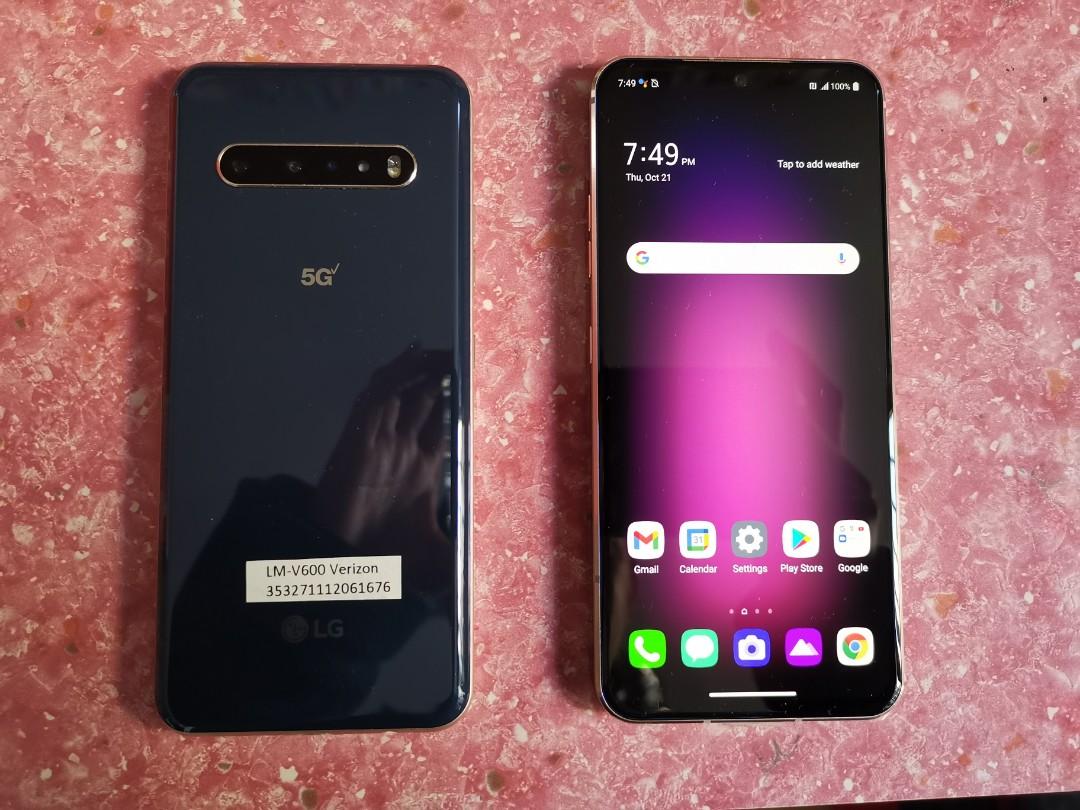 LG V60 128GB Verzion 美版9成新, 手提電話, 手機, Android 安卓手機