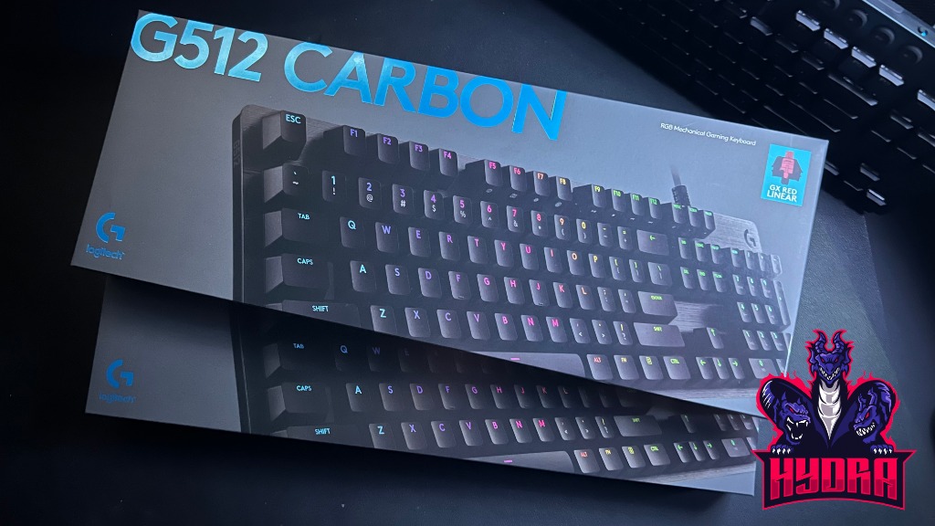 Logitech G512 Carbon RGB Mechanical Gaming Keyboard (FREE G513 WRIST