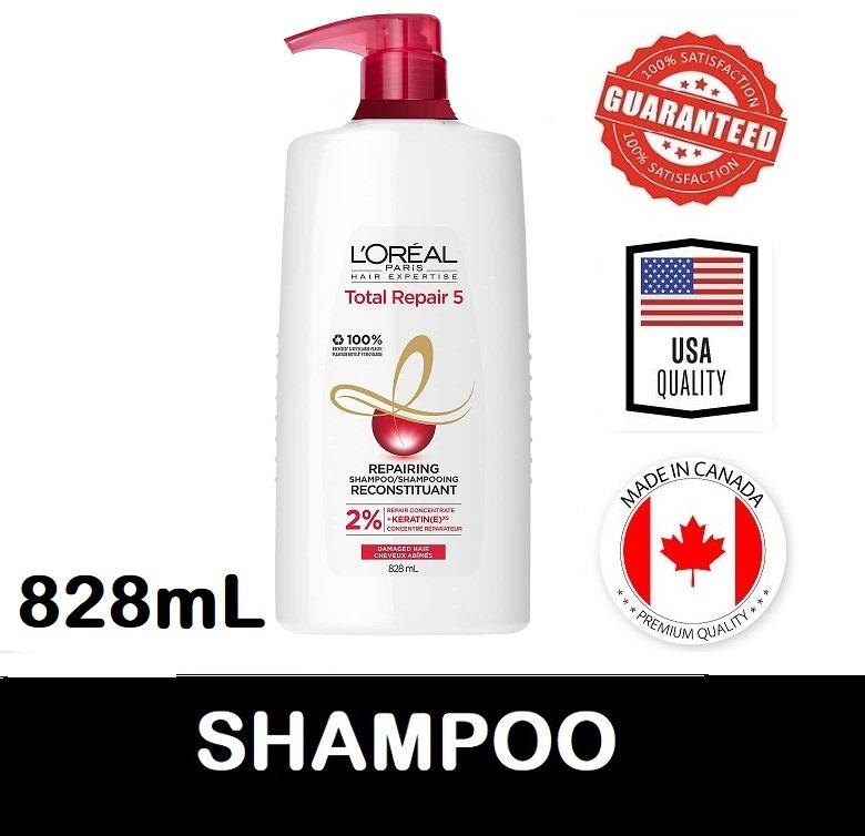  L'Oreal Paris Hair Expertise Total Repair 5 Shampoo, 640ml :  Beauty & Personal Care