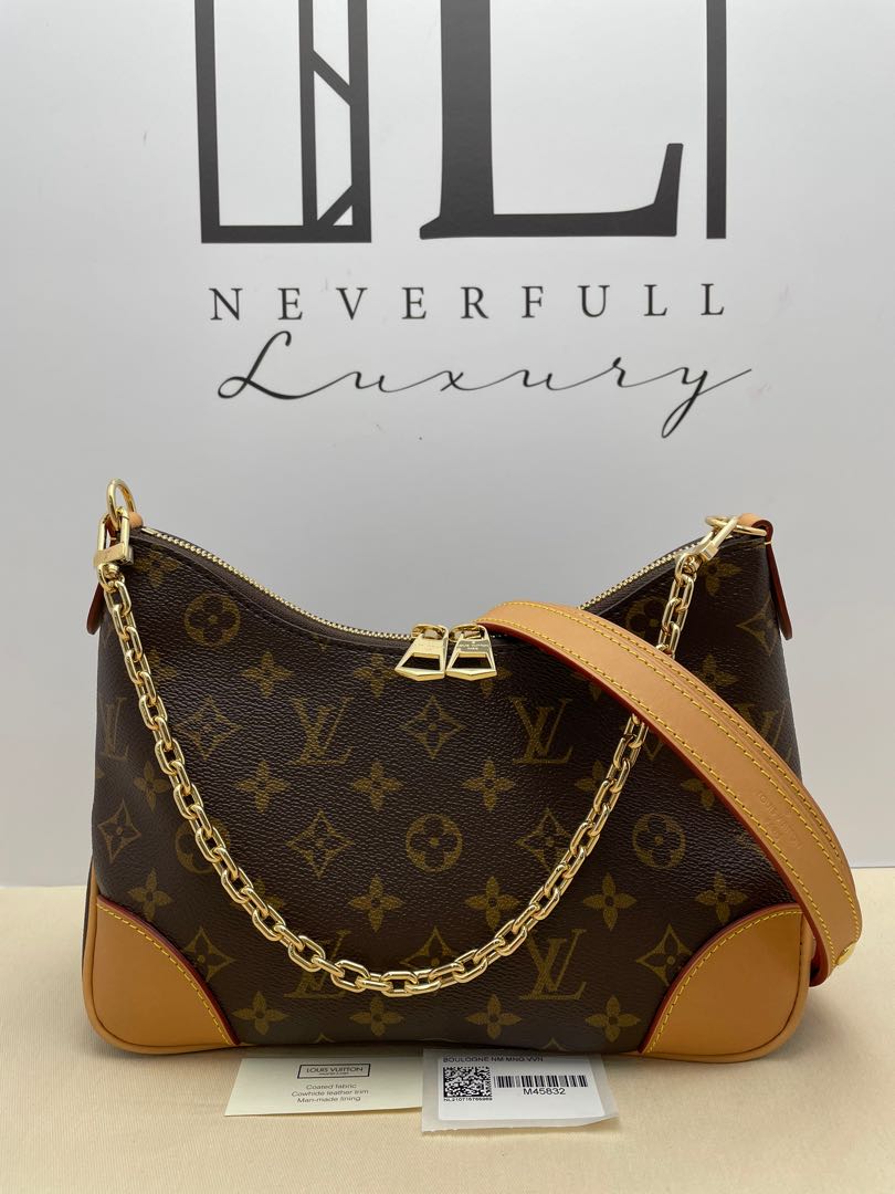 Louis Vuitton Boulogne 35 M51260 Brown Monogram Shoulder Bag 11541