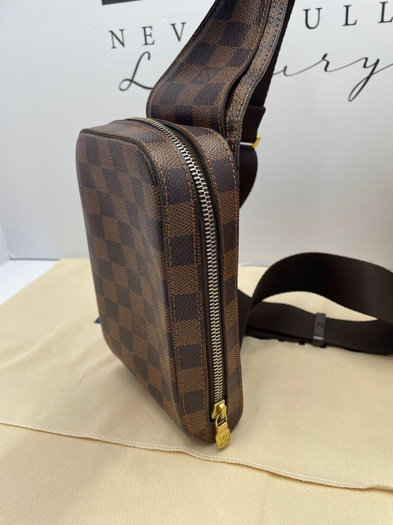 Pre-loved Louis Vuitton Geronimo Damier LeatherBag – Vintage Muse