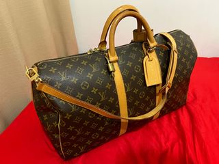 LV KEEPALL BANDOULIÈRE 50 PRISM, Luxury, Bags & Wallets on Carousell