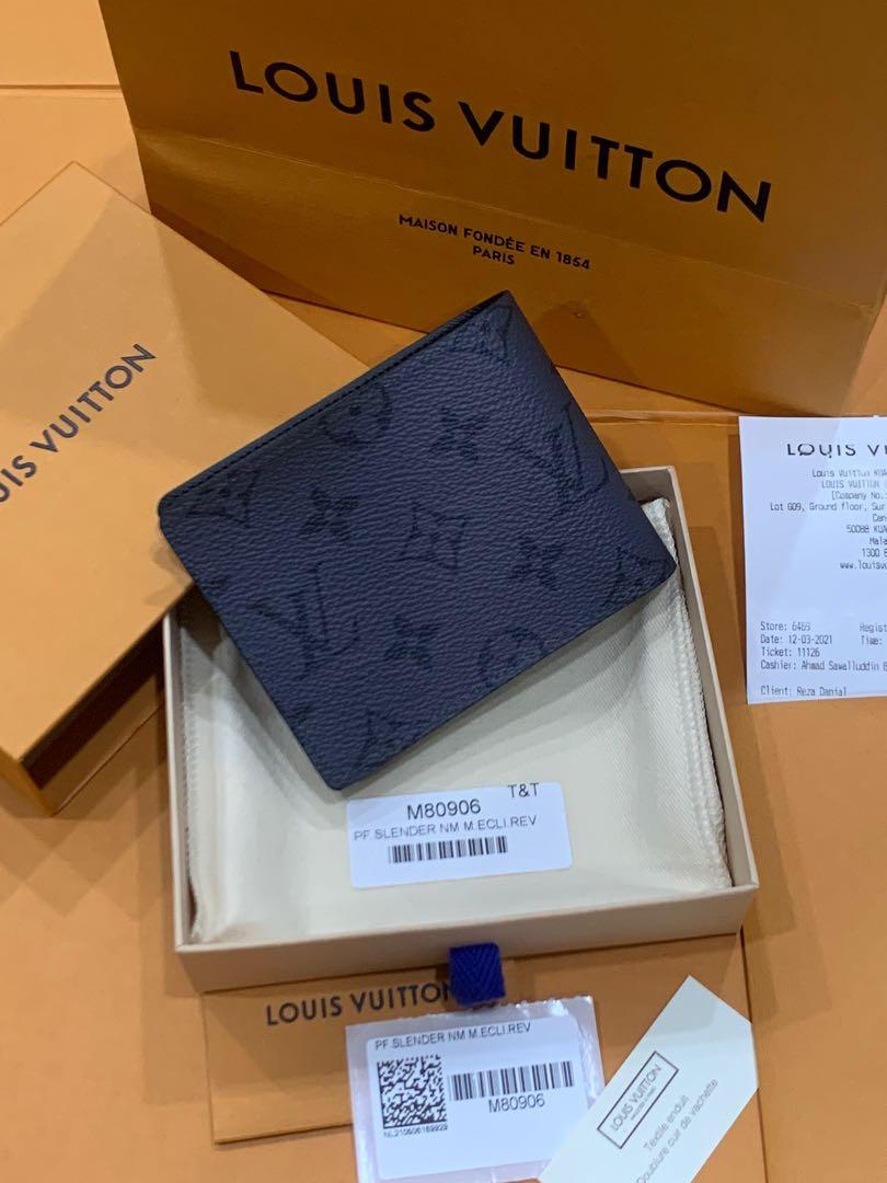 Louis Vuitton Slender Wallet Monogram Eclipse – ValiseLaBel