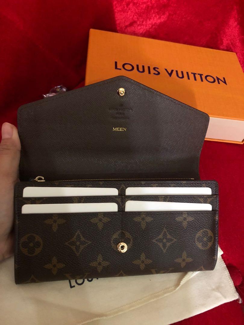 Louis vuitton shop wallet engraving