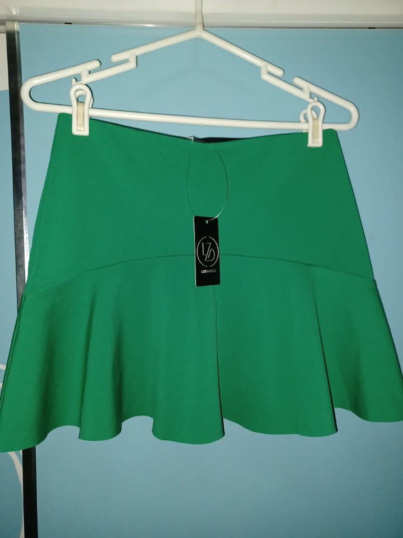 LZD green mermaid skirt, Fesyen Wanita 