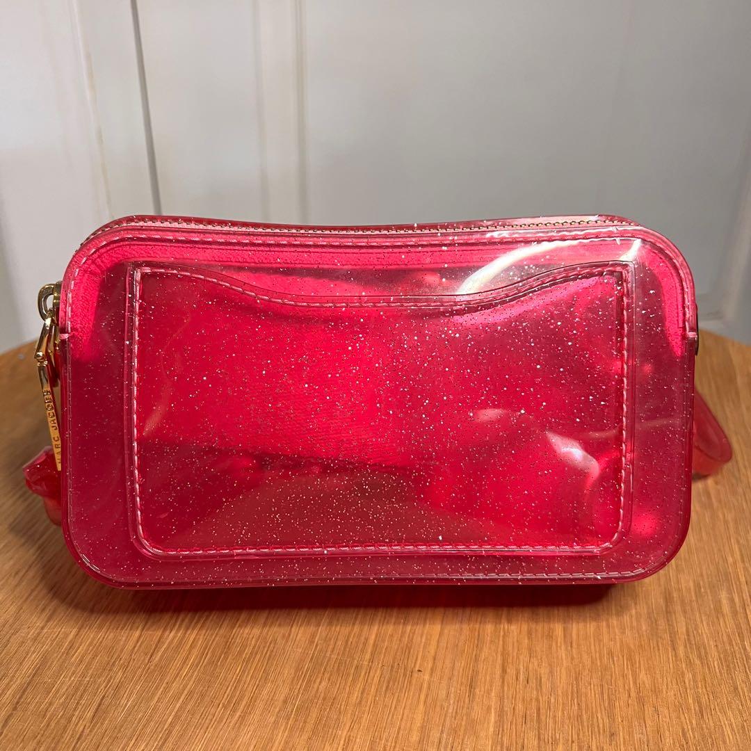 Marc Jacobs SNAPSHOT JELLY Pink Glitter (AUTHENTIC), Barang Mewah, Tas
