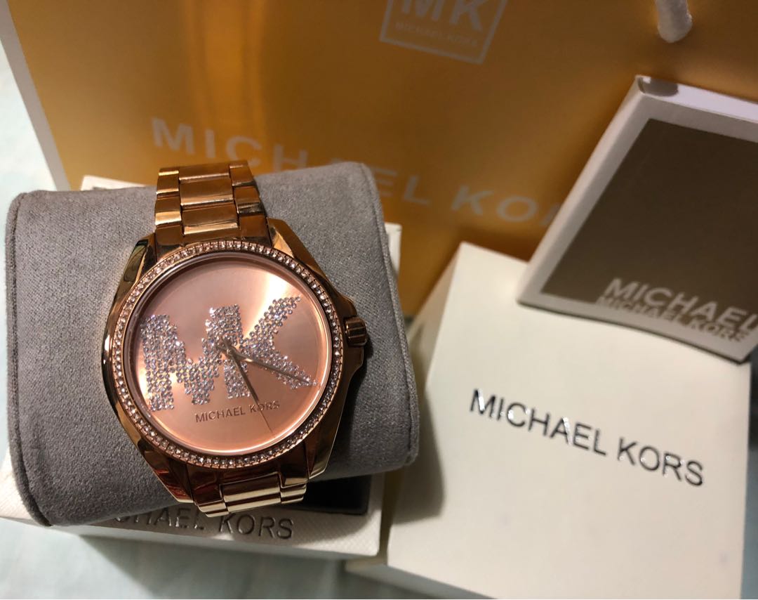 Michael Kors mk6555 logo with a stone 