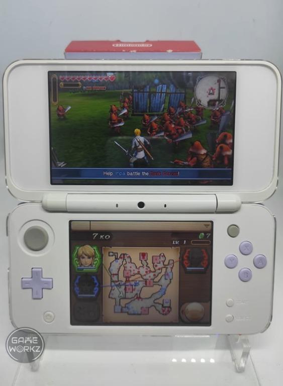New' Nintendo 2DS LL / XL White Lavender, Video Gaming, Video Game