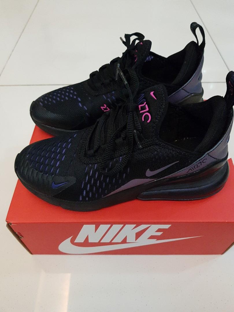 Nike air max 27 black laser fuchsia sale
