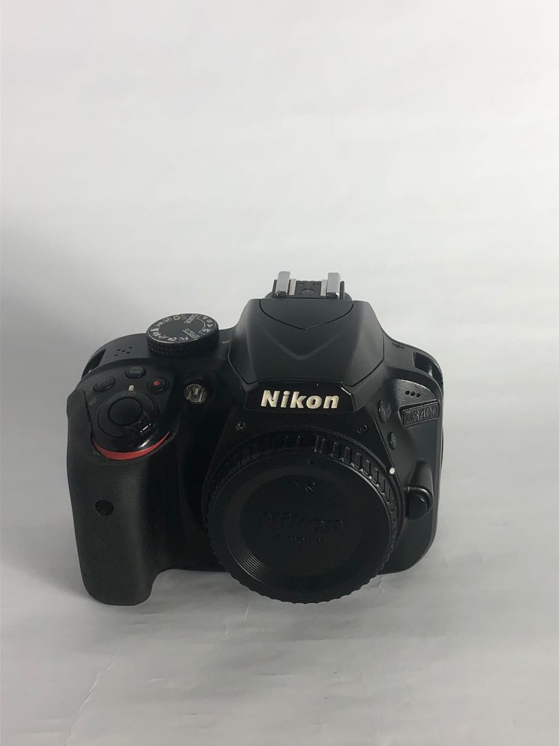 Nikon D3400 Body with 18-55mm kitlens, Photography, Cameras on Carousell