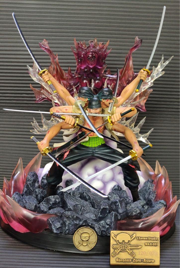 One Piece 海賊王羅羅亞索隆卓洛gk 鬼氣九刀流 興趣及遊戲 玩具 遊戲類 Carousell