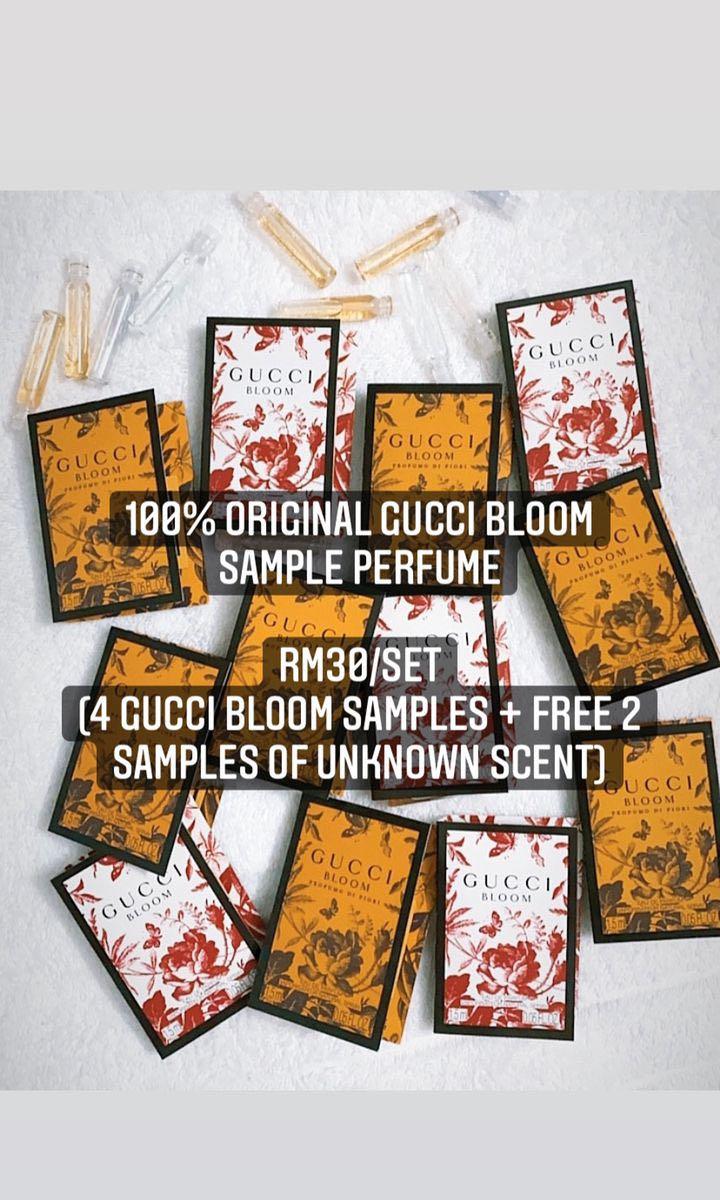 Gucci bloom shop sample set