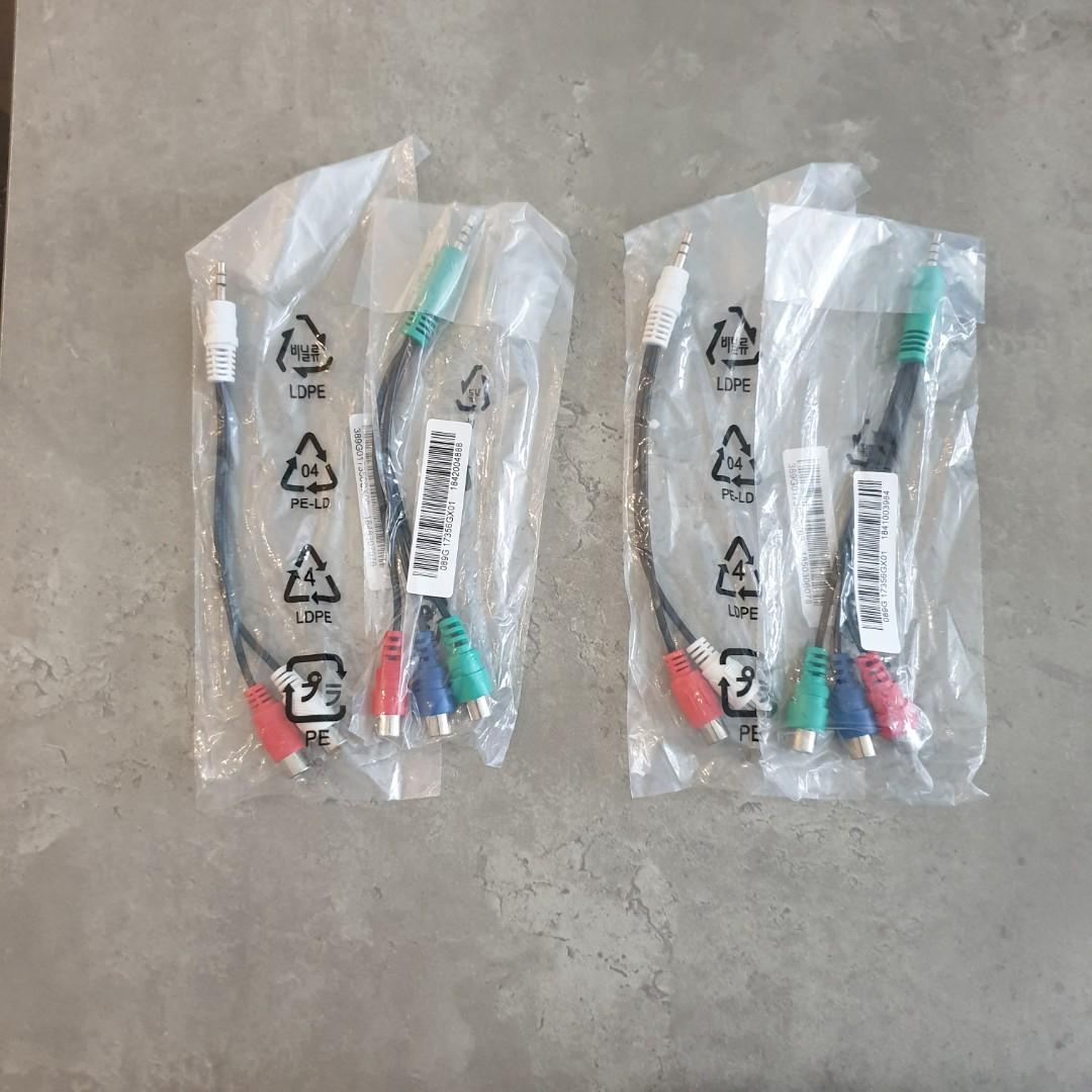 Philips original Y pb pr cables, TV & Home Appliances, TV