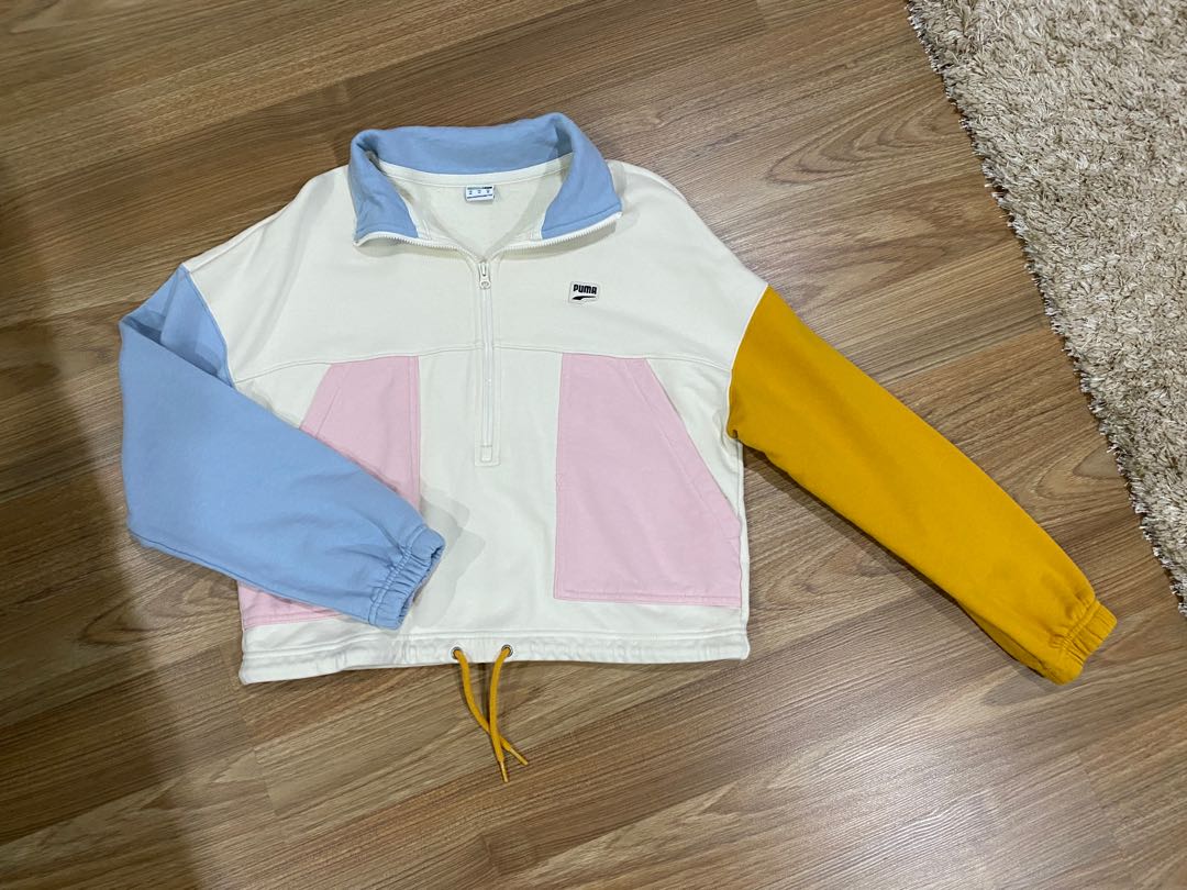 Puma half zip windbreaker store damen