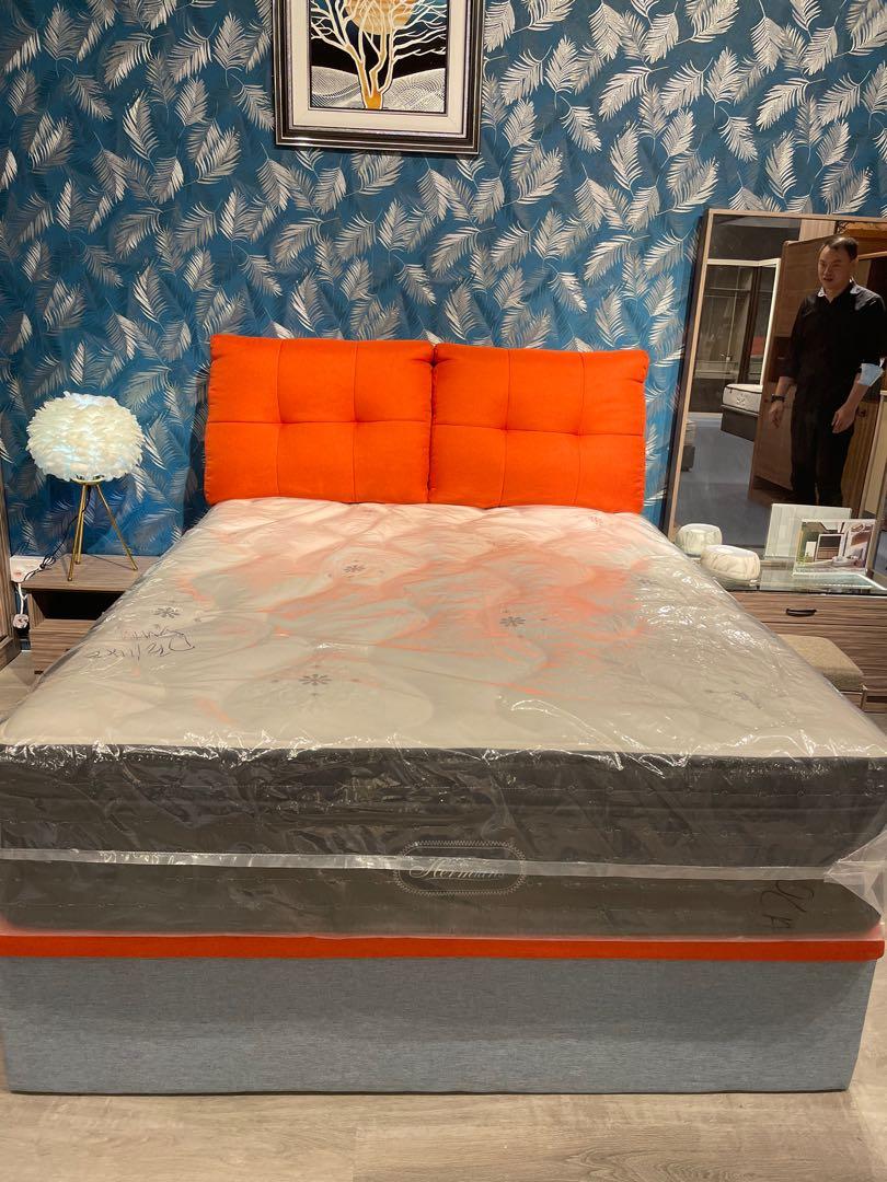 Queen Size Bed Frame set, Furniture & Home Living, Furniture, Bed