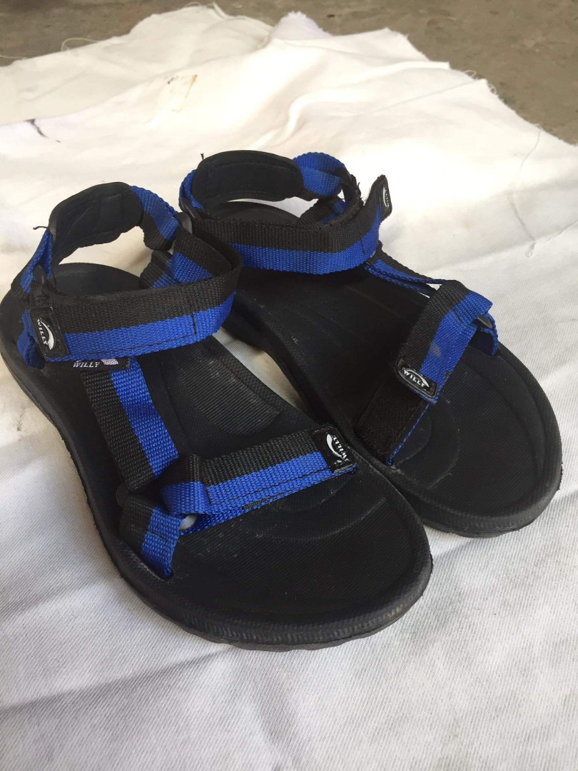Strapped slippers sales