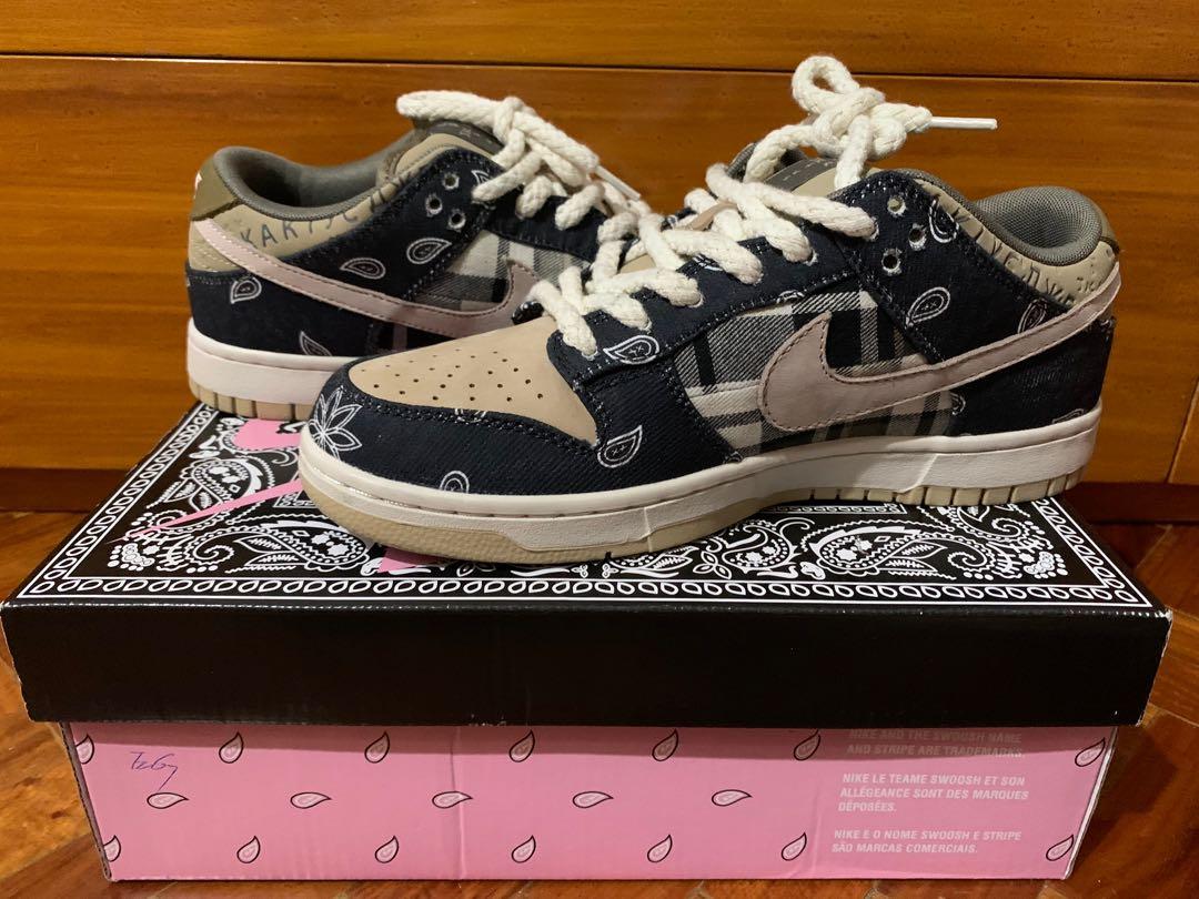sb dunk x travis scott